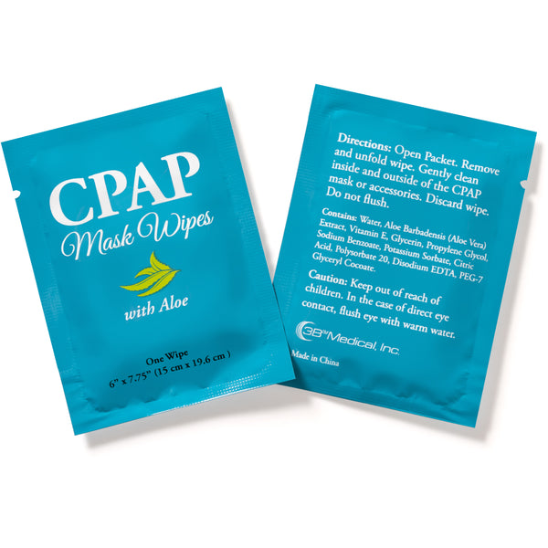 Single Use CPAP Wipes - Fragrance-free Aloe